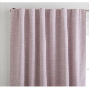Pottery Barn Evelyn Blackout Window Curtain Panel Dusty Lavender Purple 44 x 96